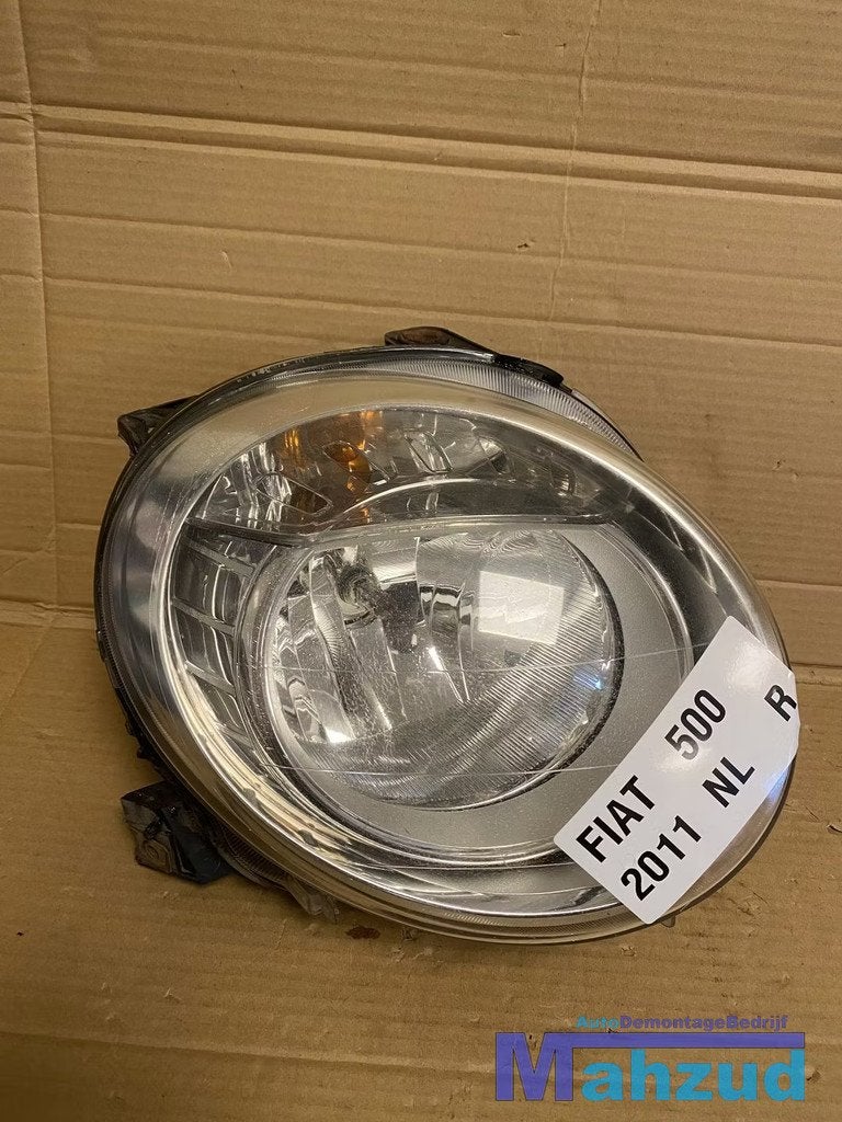 FIAT 500 Rechts koplamp 2007+, Auto-onderdelen, Verlichting, Fiat, Gebruikt