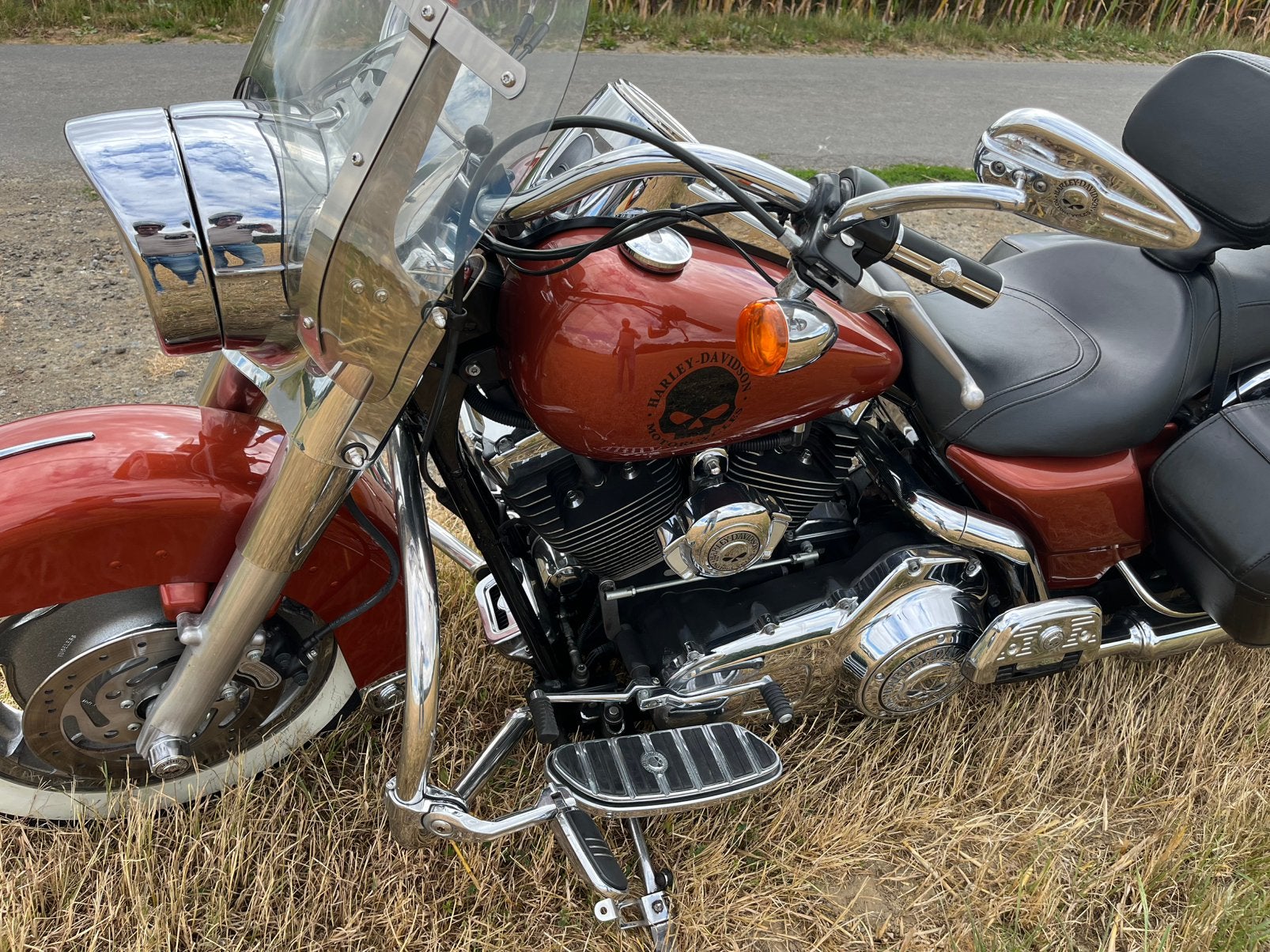 🦅 Harley Road King CUSTOM | 2007 | showroomstaat 🦅, Motoren, Motoren | Harley-Davidson, Particulier, Toermotor, meer dan 35 kW