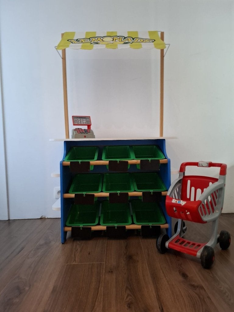 Houten groenten- en limonadekraam, Enlèvement, Utilisé, Jouer à la cuisine