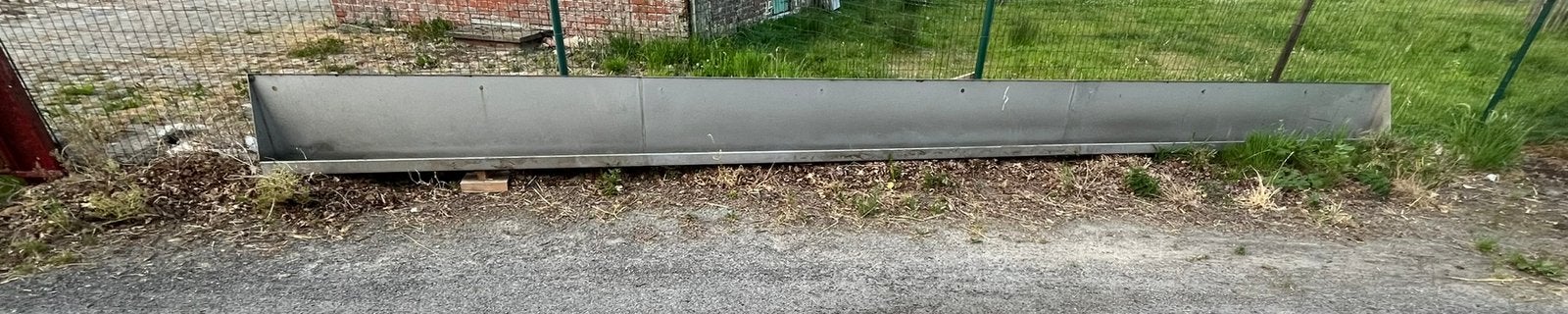 Rvs / Inox goot 8m, Bricolage & Construction, Métaux, Enlèvement, Comme neuf, Autres métaux