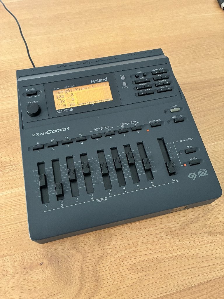 Roland Sound Canvas SC-155 – Impec / "Time Capsule" Complet, Musique & Instruments, Enlèvement ou Envoi, Utilisé, Roland