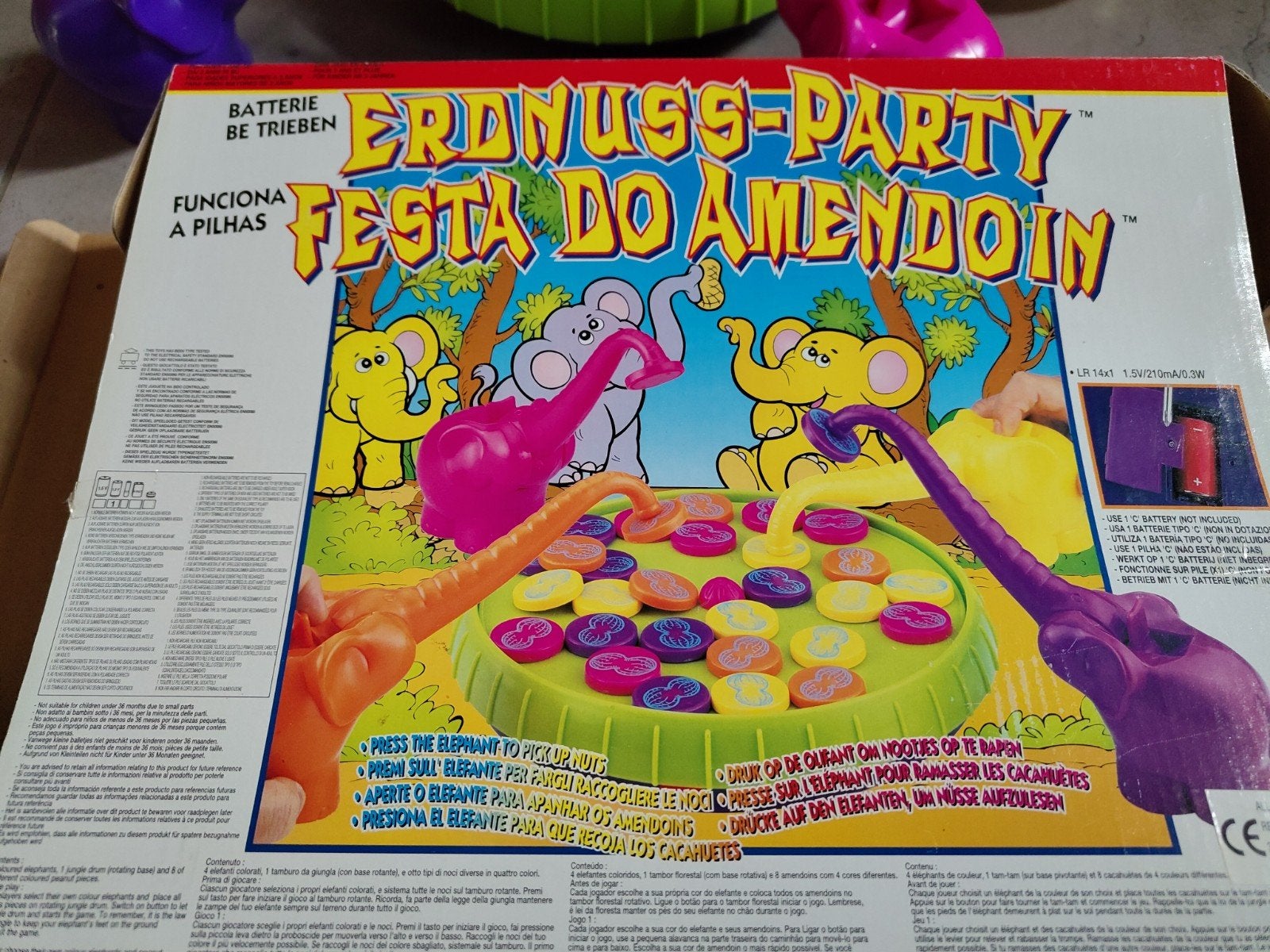 Peanut party - gezelschapsspel, Ophalen