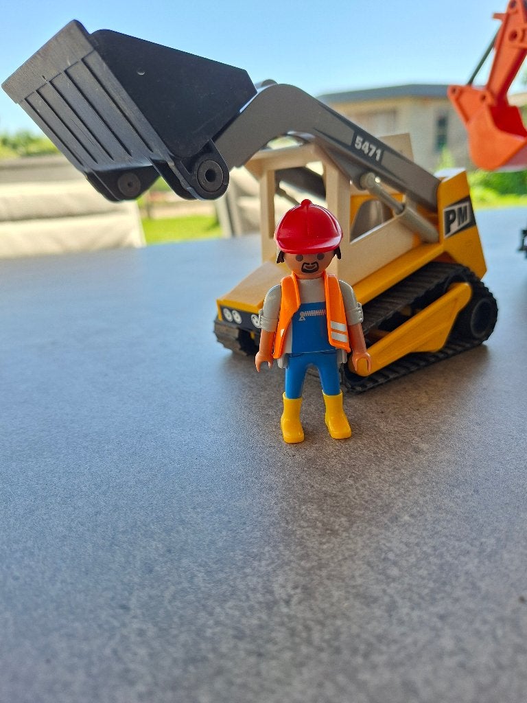 playmobil 5471 - bulldozer, Kinderen en Baby's, Speelgoed | Playmobil, Ophalen of Verzenden, Gebruikt, Los Playmobil