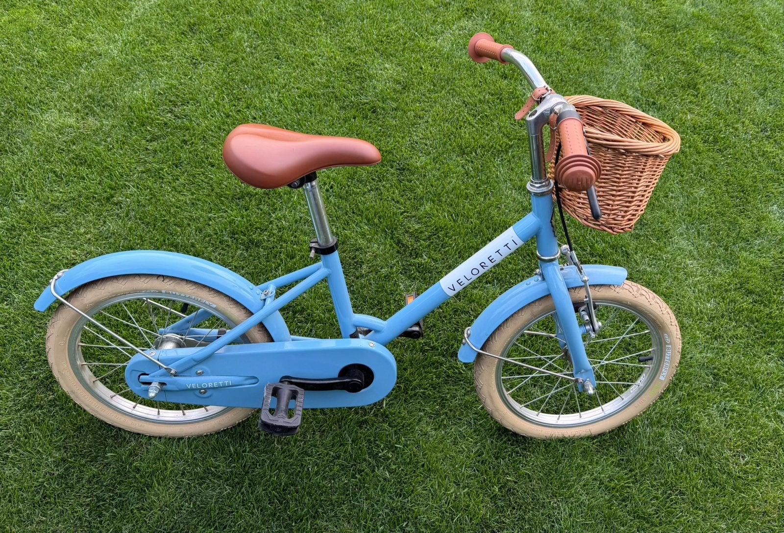 Kinderfiets veloretti, Fietsen en Brommers, Fietsen | Kinderfietsjes, Ophalen, Zo goed als nieuw, Zijwieltjes