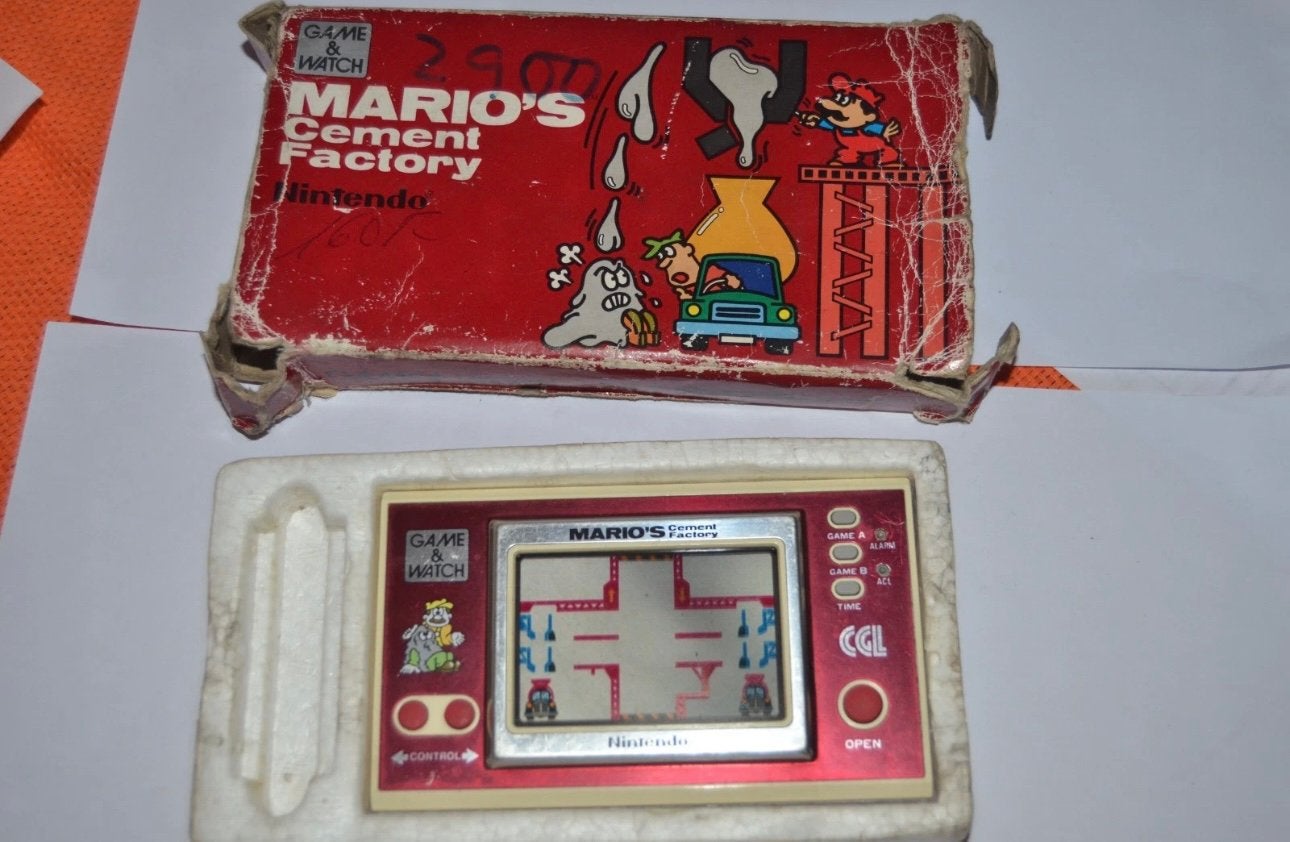 Nintendo Game&Watch CGL Mario Cement Factory ML-102 with box, Enlèvement ou Envoi, Utilisé, Autres modèles