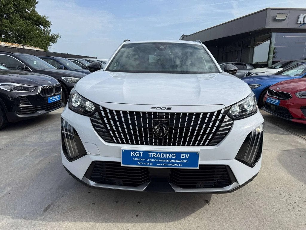 Peugeot 2008 1.2i TURBO ALLURE 360 CAMERA DODE HOEKDETECT. N, Auto's, 1263 kg, Gebruikt, 1199 cc, Wit