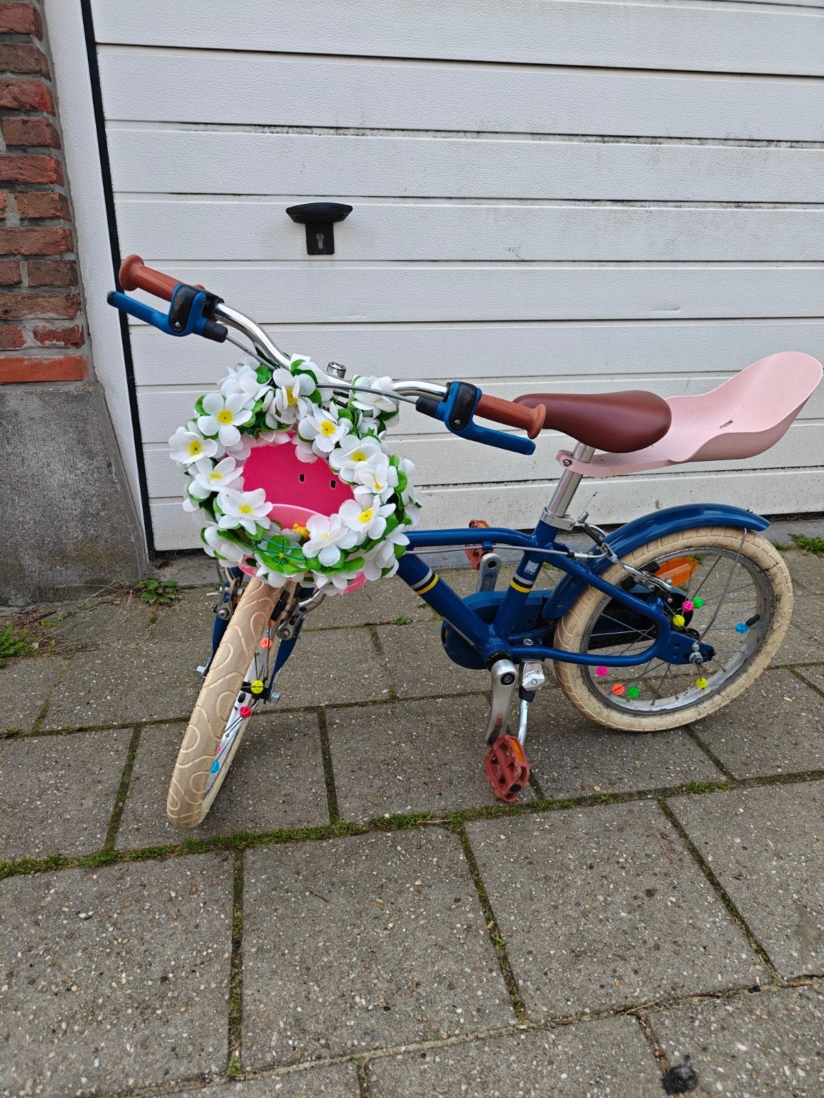 Fiets 16 inch, Fietsen en Brommers, Ophalen, B'Twin (Decathlon), 16 tot 20 inch, Gebruikt