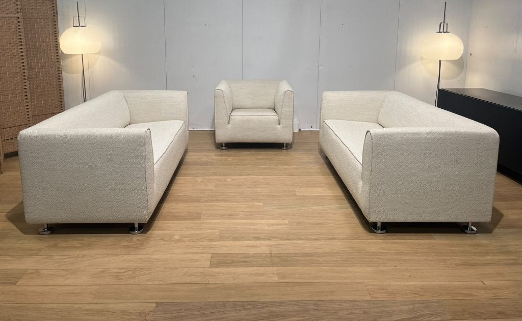 SET Gelderland 4800 2.5-Zits Banken + Fauteuil (Gestoffeerd), Huis en Inrichting, Zetels | Zetels, Nieuw, Rechte bank, Tweepersoons