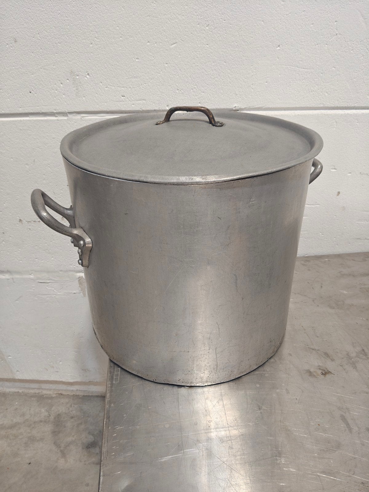 aluminium kookpot 85 liter met deksel, Ophalen, Gebruikt, Met deksel, Onbekend