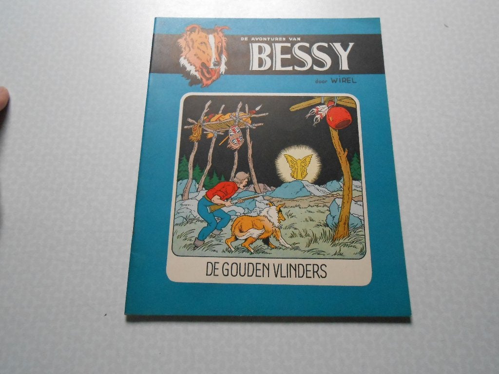 Bessy 22 De gouden vlinders 1957 1 ste druk., Enlèvement ou Envoi, Willy Vandersteen, Une BD, Comme neuf