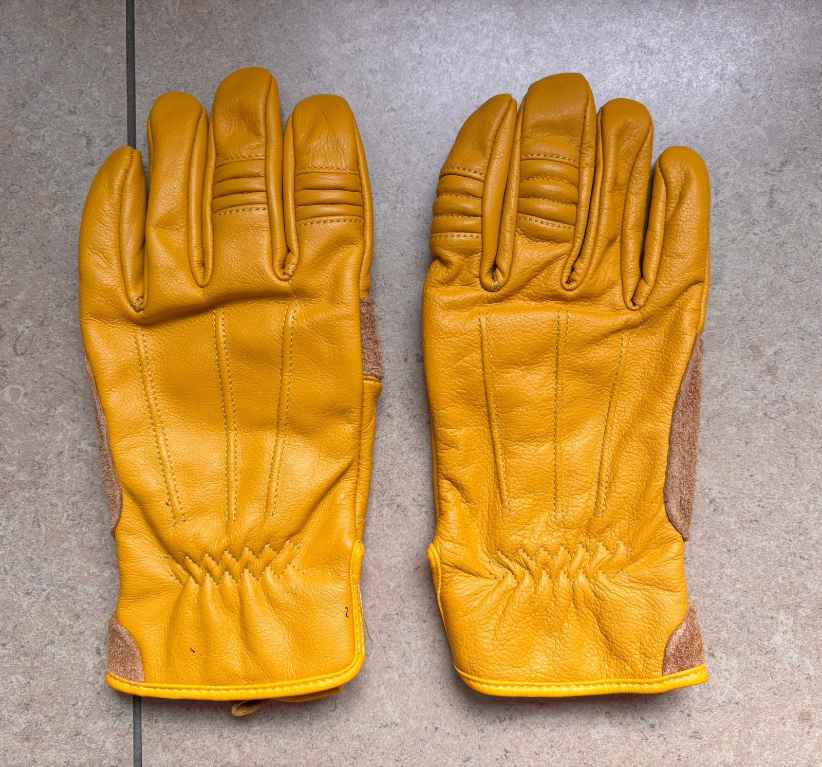 Biltwell Moto handschoenen Gold kleur, Enlèvement ou Envoi, Neuf, sans ticket, Hommes, Gants