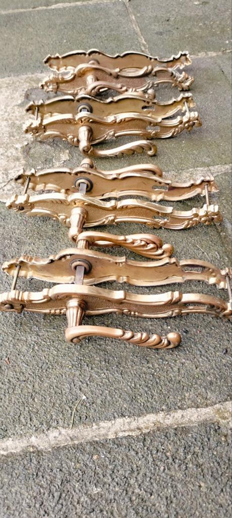 4 Ancien poigné de porte., Antiquités & Art, Enlèvement
