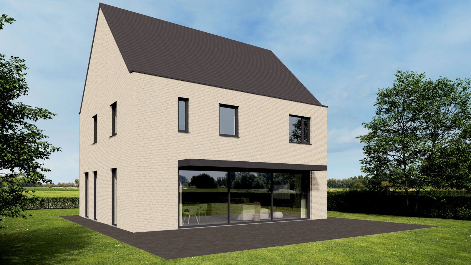 Gevelstenen Agora Superwit WF, Doe-het-zelf en Bouw, Metselstenen, Ophalen, Nieuw, Bakstenen