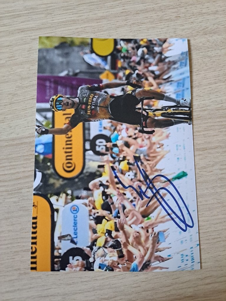 Christoph Laporte Tour France Foto met handtekening (print), Verzamelen, Sportartikelen en Voetbal, Verzenden, Nieuw, Overige typen