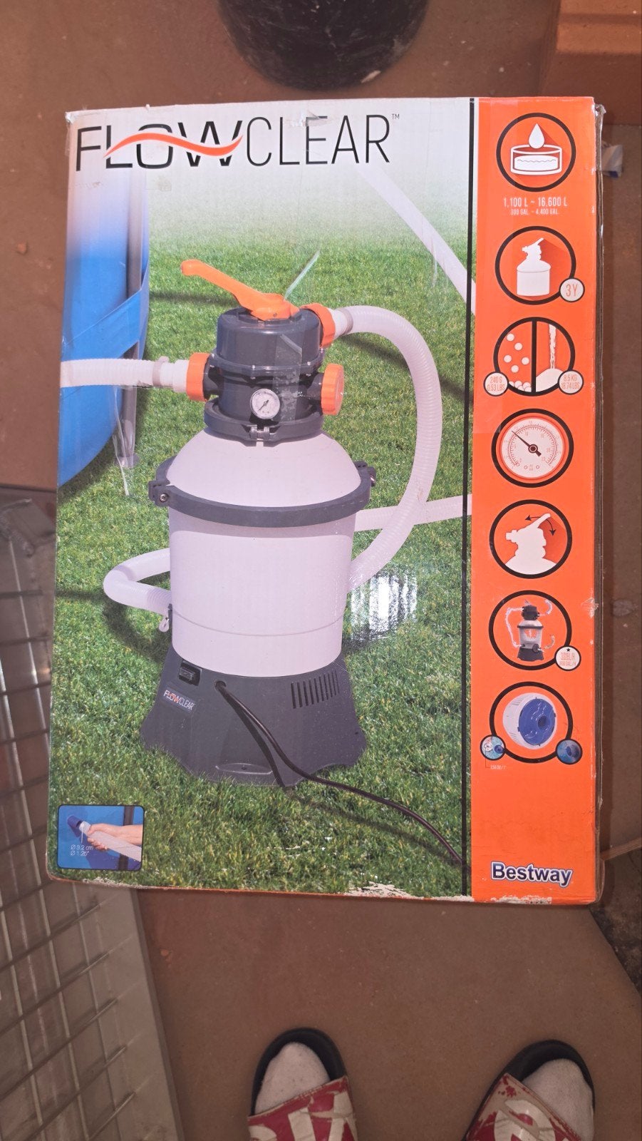 zandfilter, zwembad,pompfilter, filter, zwembad filter , bes, Tuin en Terras, Zwembad-toebehoren, Ophalen, Filter