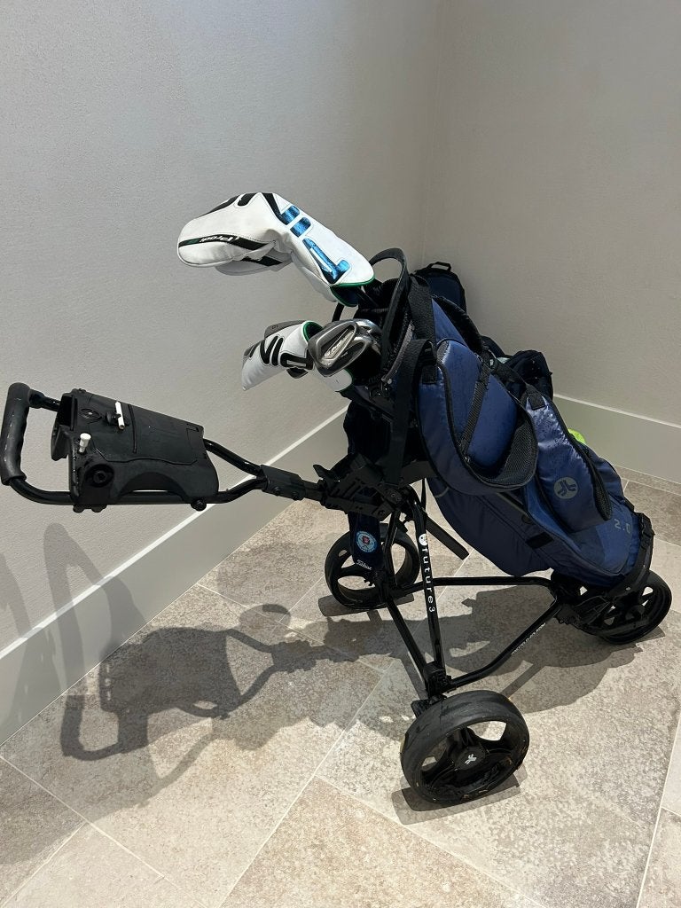 Fastfold Golftrolley JUNIOR COMP (NIEUW), Sport en Fitness, Overige Sport en Fitness, Ophalen, Nieuw