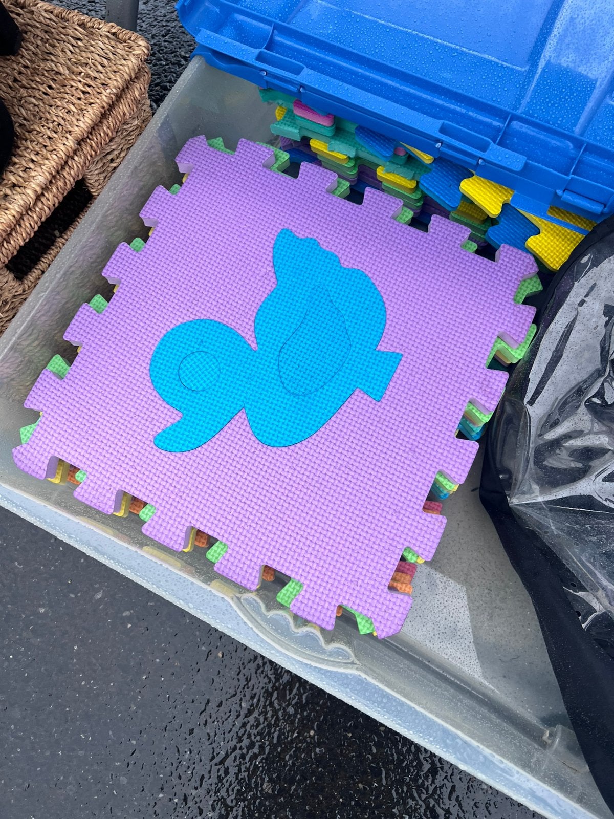 Puzzelmatten, Kinderen en Baby's, Ophalen, Zo goed als nieuw