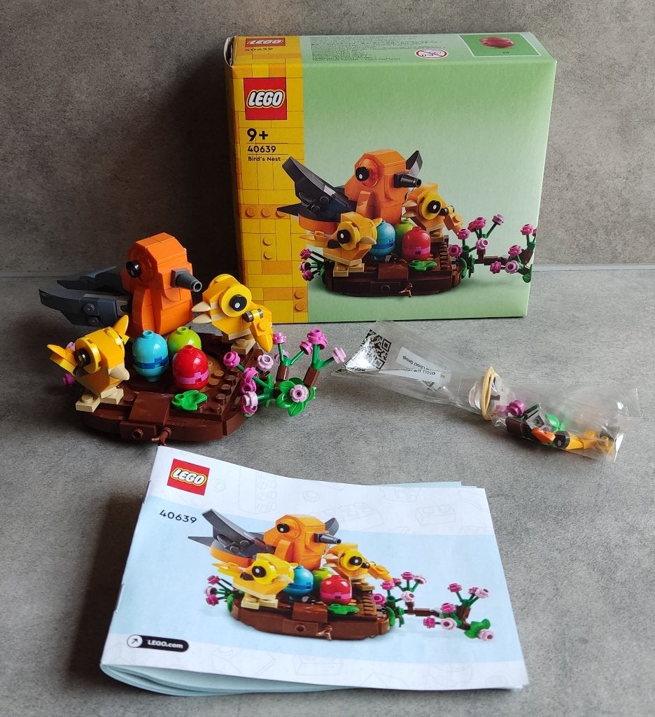 lego 40639 vogelnestje (pasen), Lego, Ophalen of Verzenden, Zo goed als nieuw, Compleet