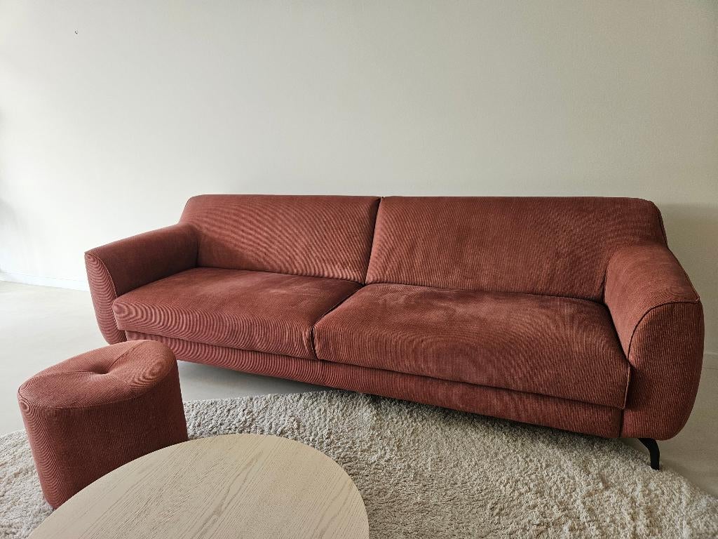 Zetel te koop – 4-zits – zeer goede staat, Ophalen, 75 tot 100 cm, Zo goed als nieuw, Rechte bank