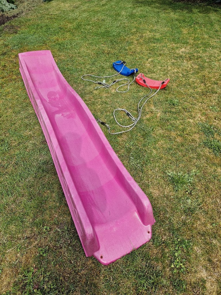 Glijbaan / Schommelzitjes, Enlèvement, Utilisé, Balançoire