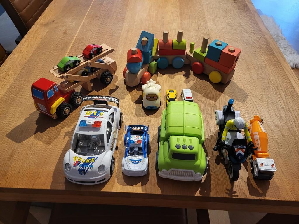 Speelgoedauto's, Ophalen