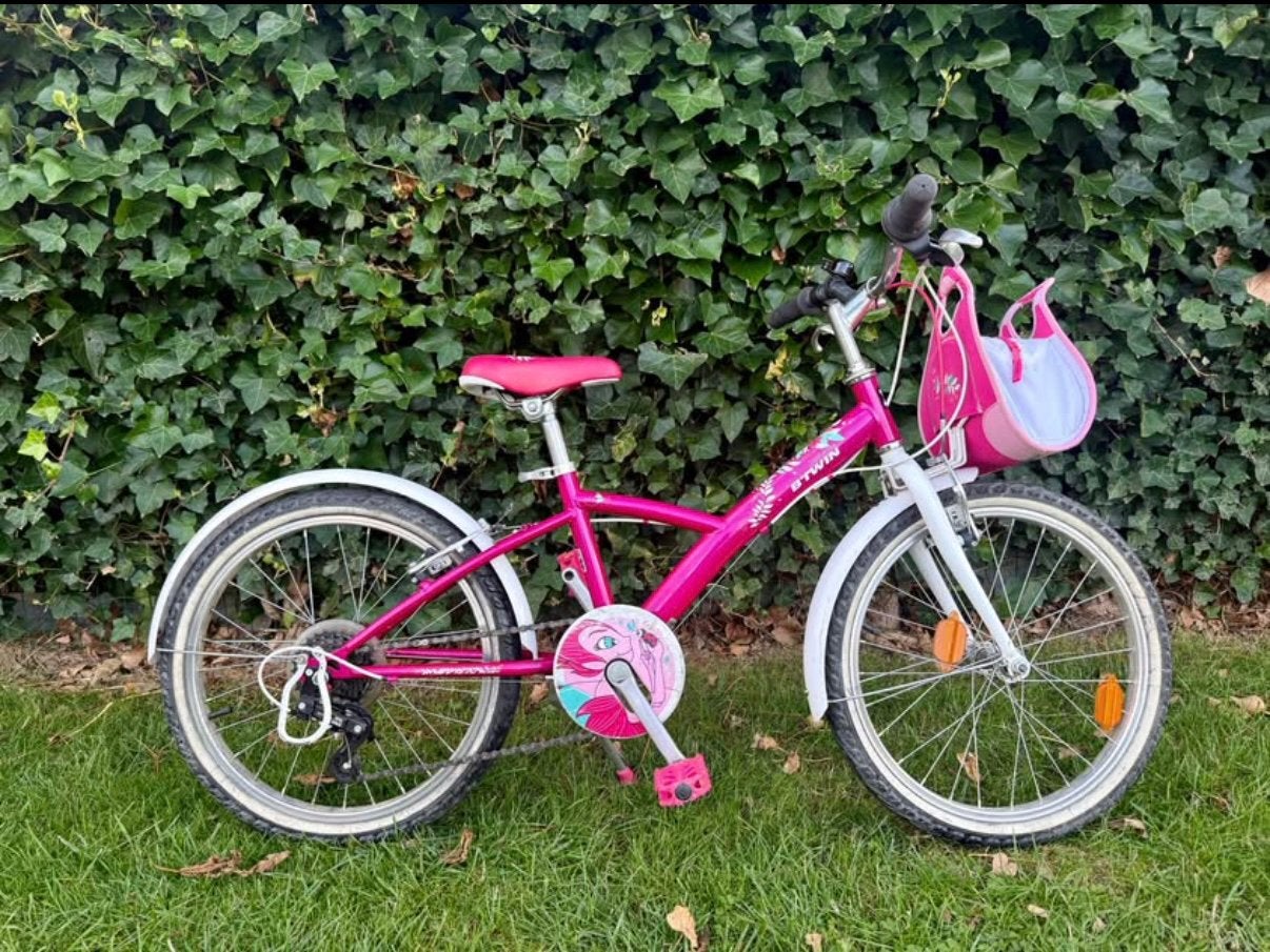 Vélo fille B’TWIN Decathlon 24 pouces – Très bon état - rose, Vélos & Vélomoteurs, Enlèvement, Comme neuf, 24 pouces, Vitesses