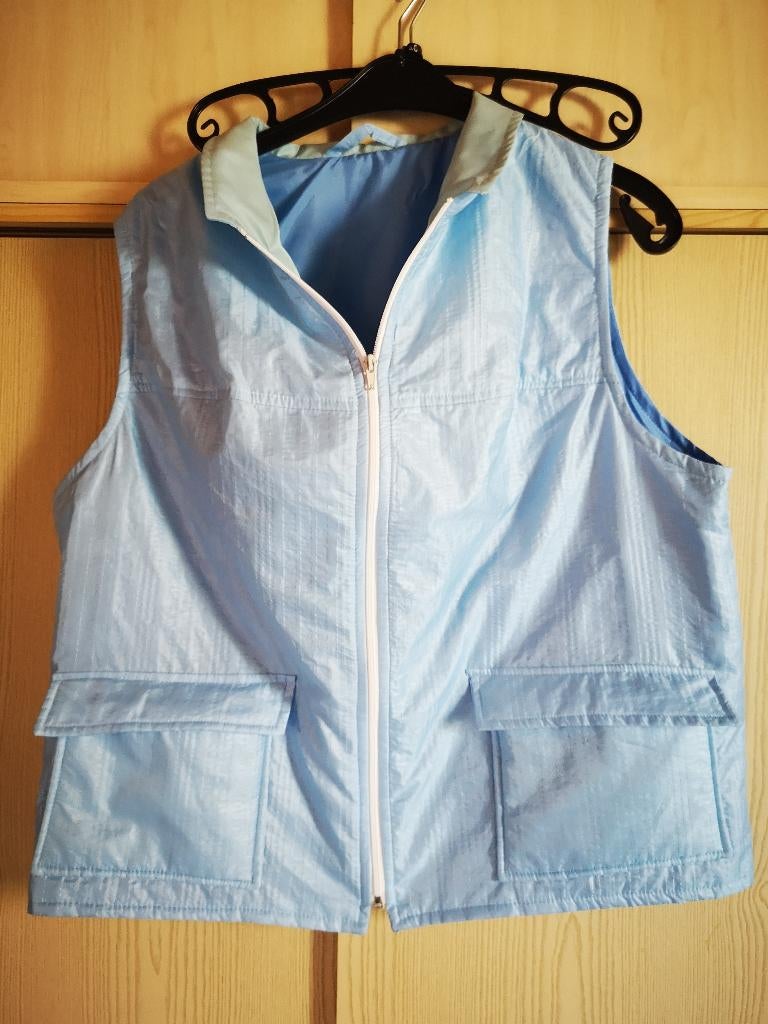 Lichtblauwe bodywarmer L, Ophalen of Verzenden