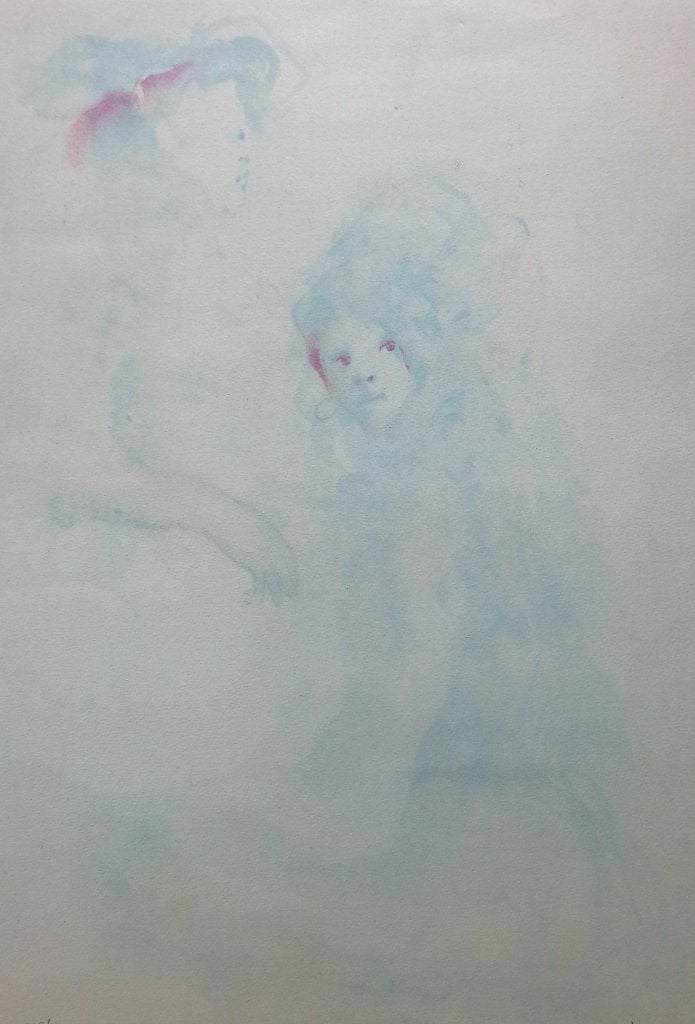 LEONOR FINI / LES MURMURANTES / KLEURLITHO / 63x47cm / SIG, Édition limitée, Enlèvement ou Envoi, Personnages et figures fantastiques