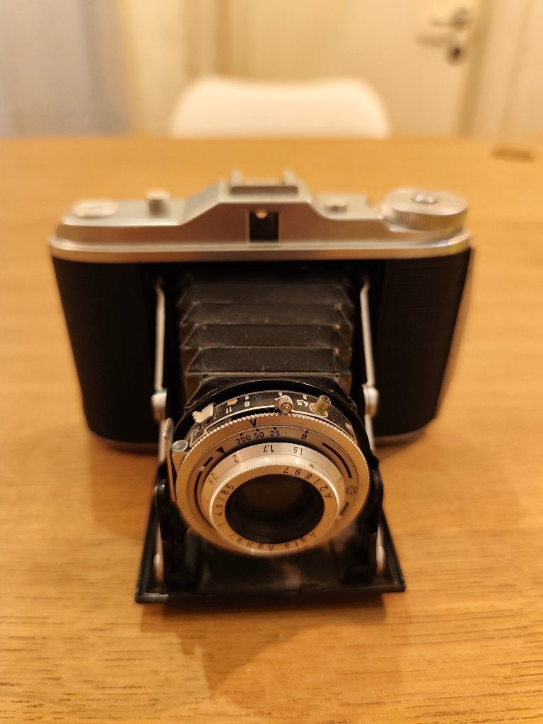 Appareil photo Agfa Isolette I. 1950, Enlèvement, 1940 à 1960, Appareils photo