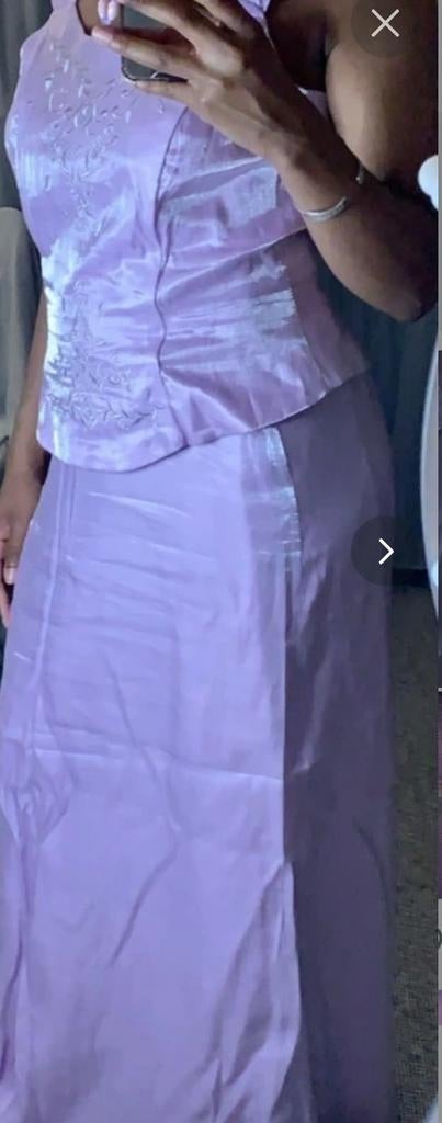 Robe de cérémonie T50 lilas, Pronuptia ,3 pieces