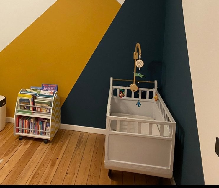 Joli berceau vintage à donner, Enlèvement, Utilisé, Matelas