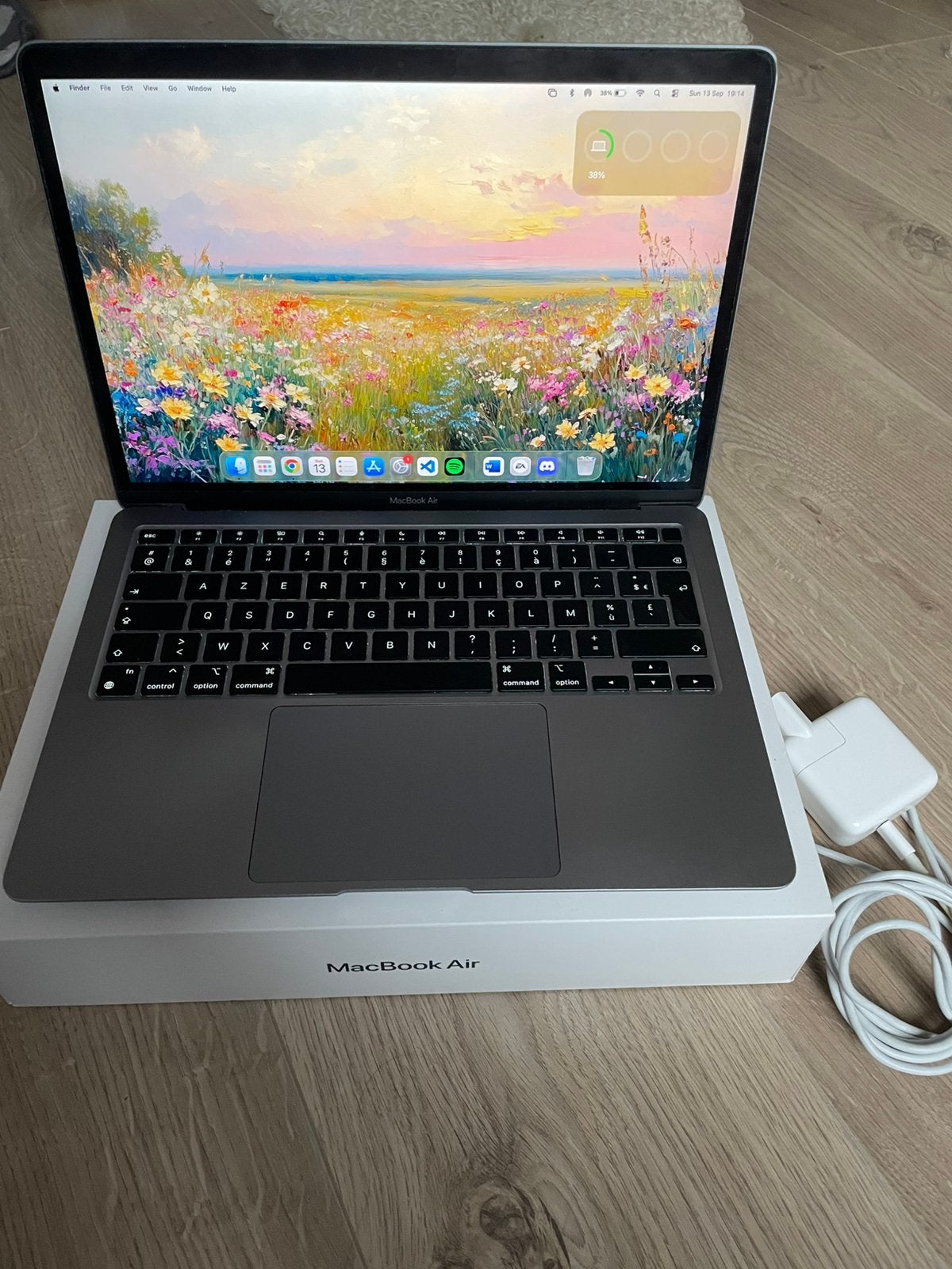 Apple MacBook Air M1 13 inch 512GB, Ophalen, Gebruikt, 8 GB, 13 inch