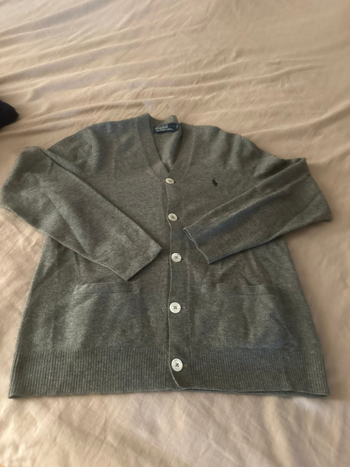 Ralph Lauren, Verzenden, Zo goed als nieuw, Maat 48/50 (M), Grijs