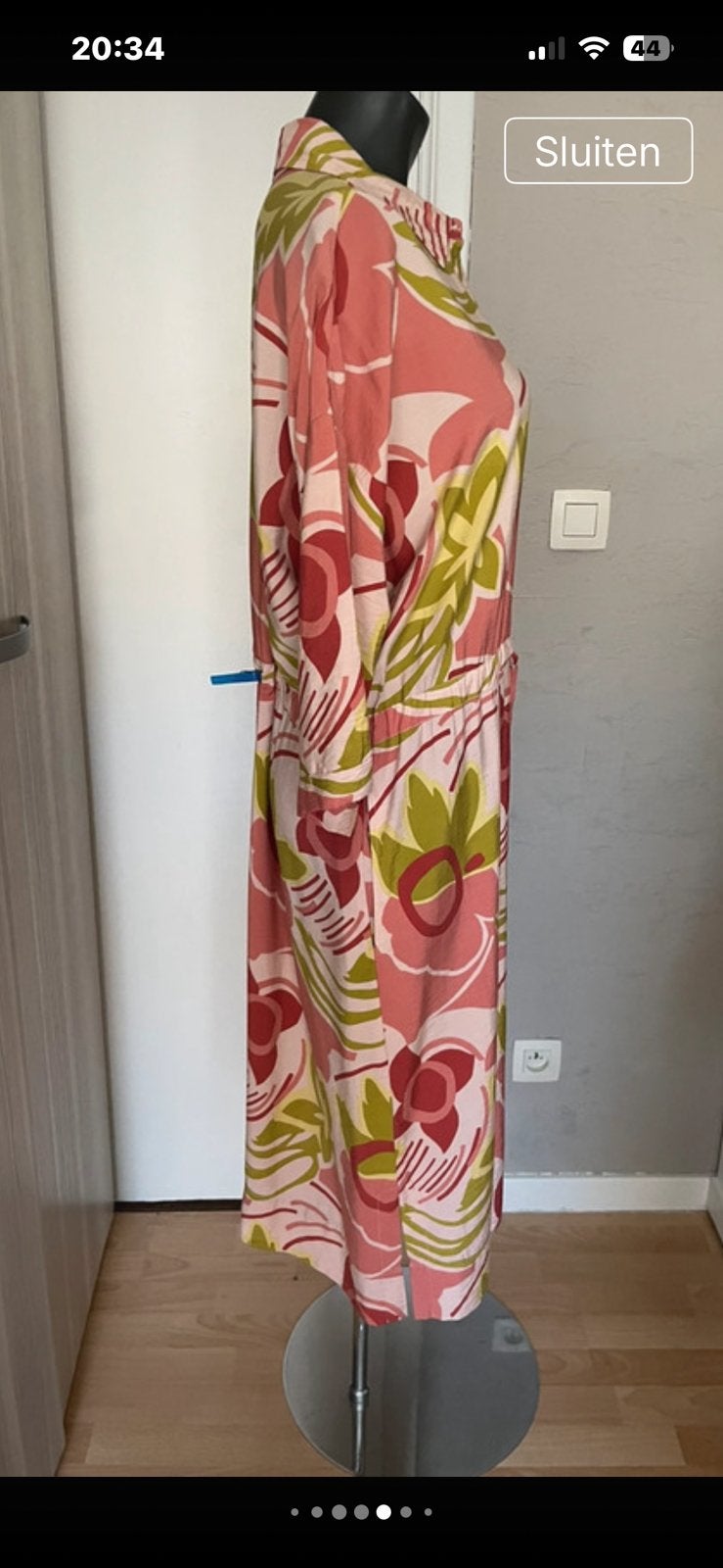 Frisse  zomerse jurk in NIEUWSTAAT maat M, Kleding | Dames, Jurken, Ophalen of Verzenden, Zo goed als nieuw, Maat 38/40 (M)