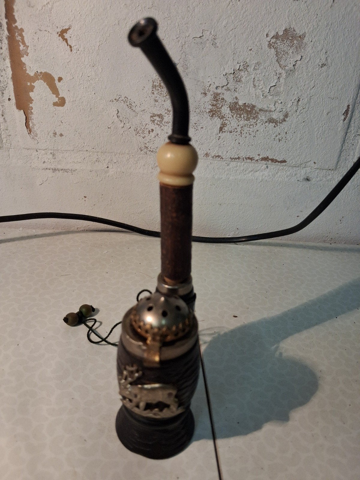 jagerspijp hout hert 17cm, Ophalen of Verzenden