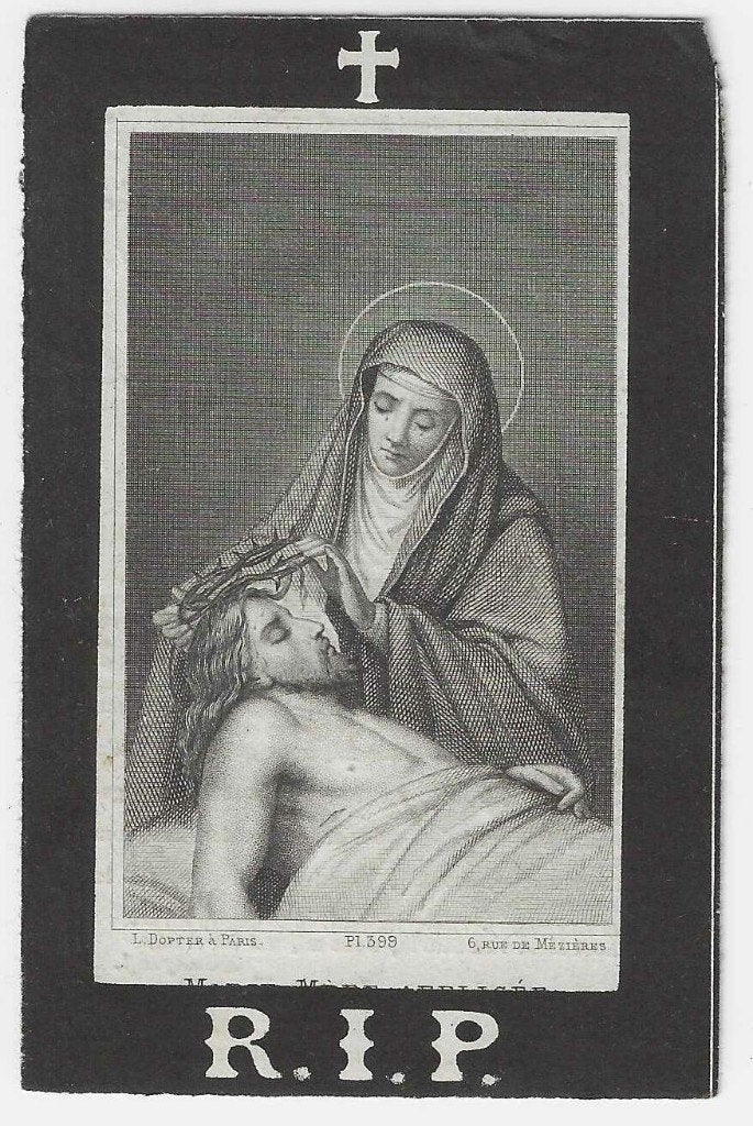 Maria Catharina Vermeylen, Borgerhout 1861 - Deurne 1887, Ophalen of Verzenden, Bidprentje