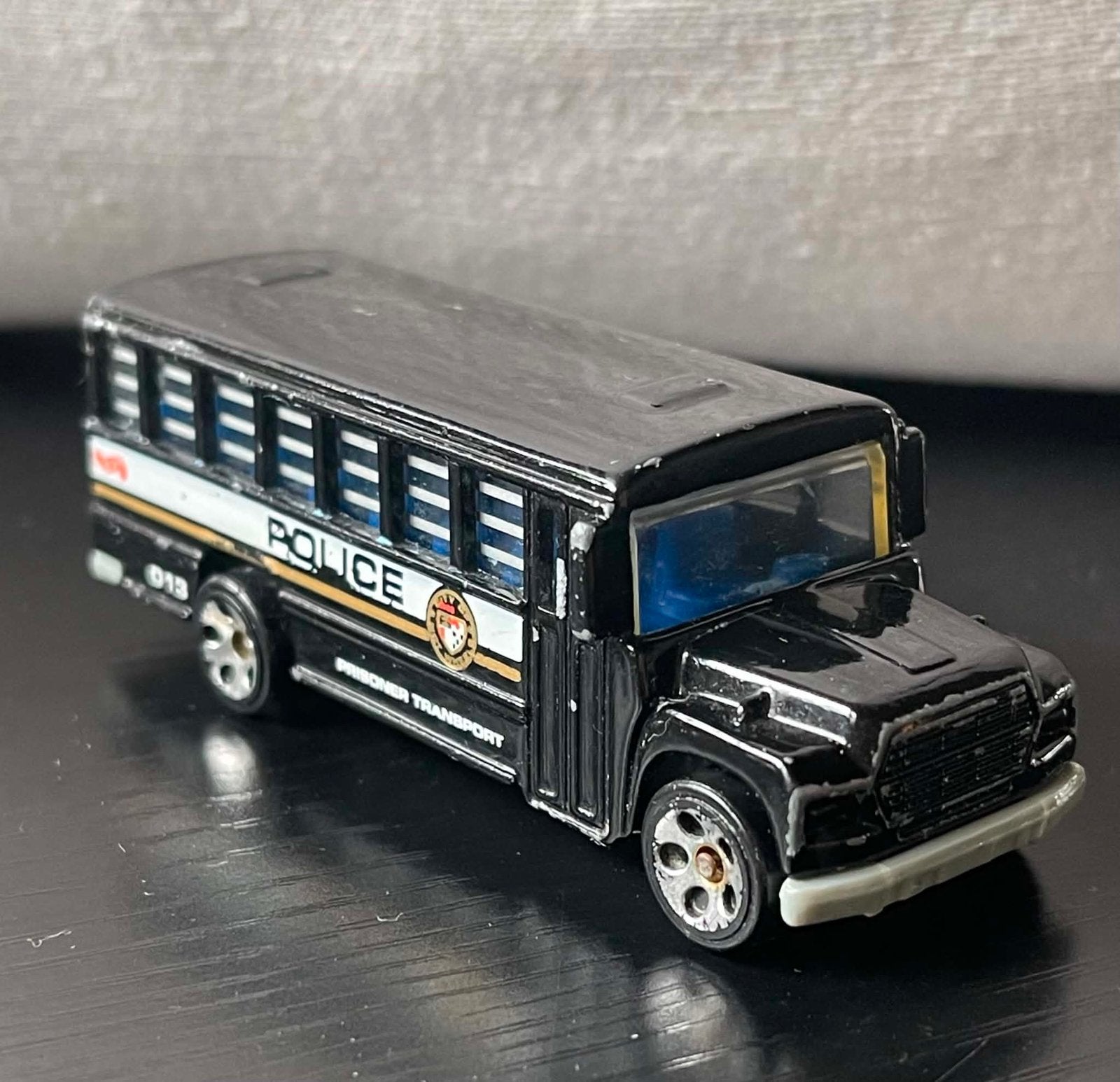 Hot wheels police prisoner transport bus 1988, Ophalen of Verzenden, Gebruikt, Bus of Vrachtwagen