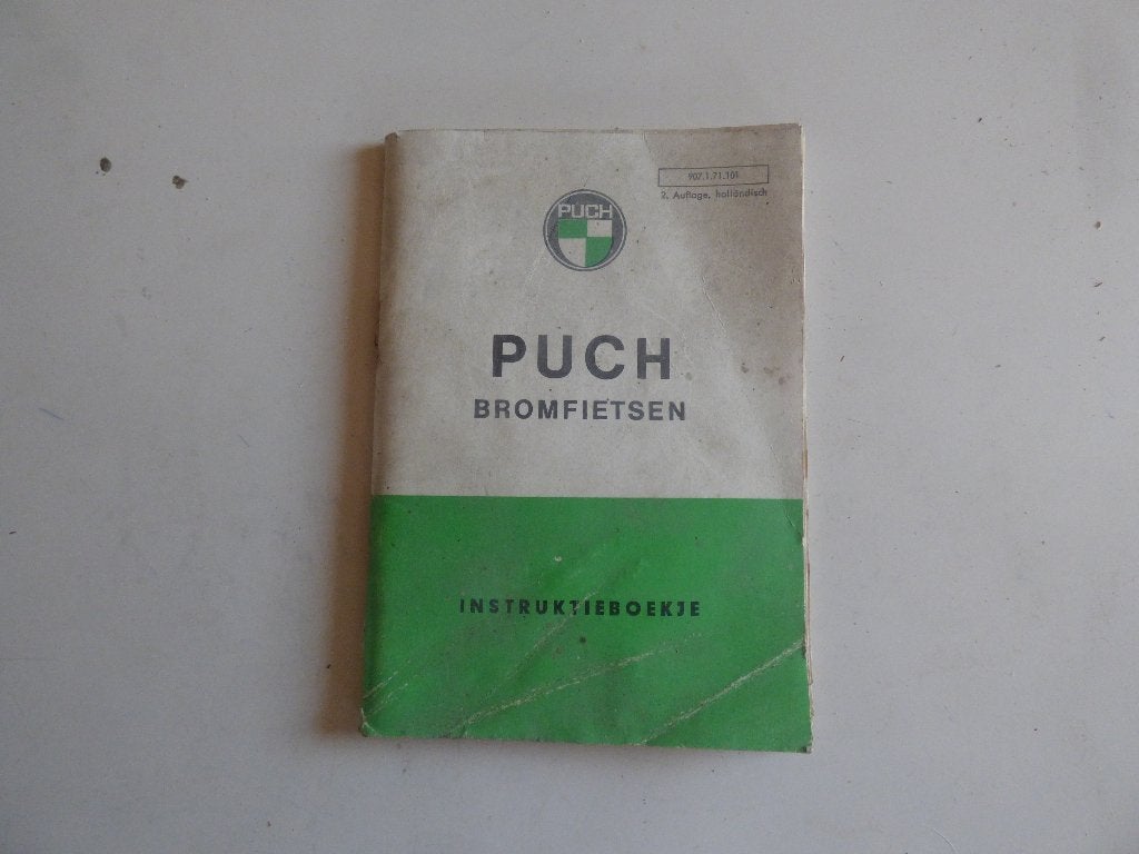 PUCH BROMFIETSEN GEBRUIKERSHANDLEIDING, Fietsen en Brommers, Ophalen of Verzenden, Gebruikt