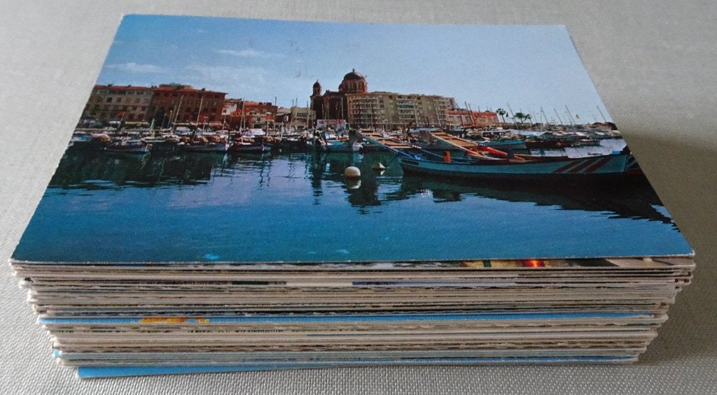 84 POSTKAARTEN VAN DE CÔTE D'AZUR, Verzamelen, Postkaarten | Buitenland, Verzenden, Gelopen, Frankrijk