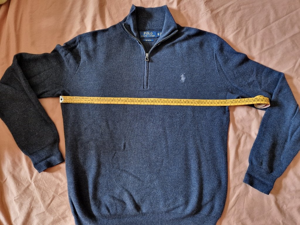 Trui Ralph Lauren, Kleding | Heren, Truien en Vesten, Ophalen of Verzenden, Zo goed als nieuw, Maat 46 (S) of kleiner, Blauw
