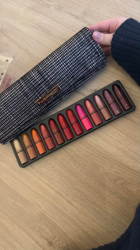Mac lippenstiftenset, Handtassen en Accessoires, Uiterlijk | Cosmetica en Make-up, Ophalen, Lippen, Nieuw, Make-up