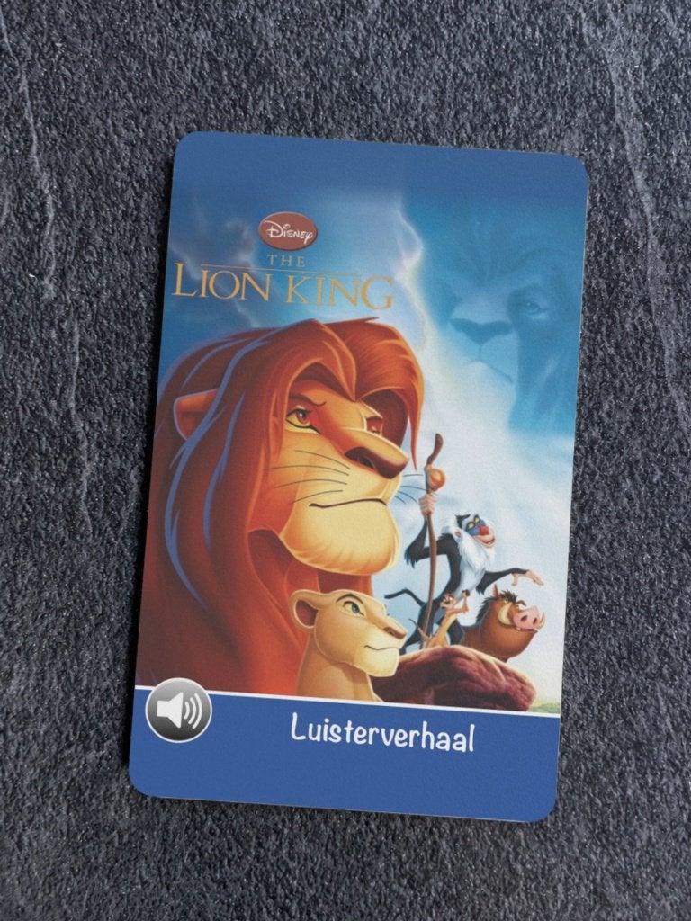 Yoto kaart - The Lion King en Mufasa, Ophalen of Verzenden, Nieuw, Taal en Lezen, Met geluid