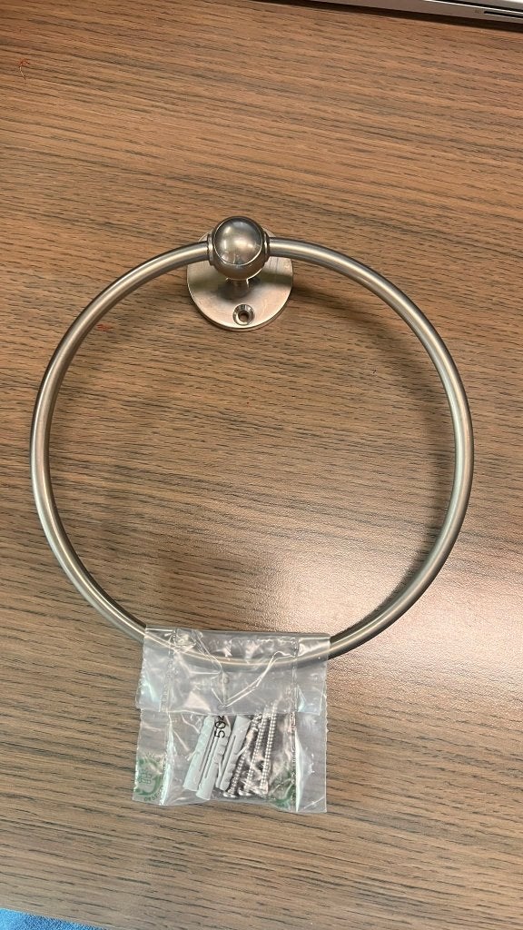 handdoekring, Huis en Inrichting, Badkamer | Badtextiel en Accessoires, Ophalen, Nieuw, Grijs, Handdoekhaak