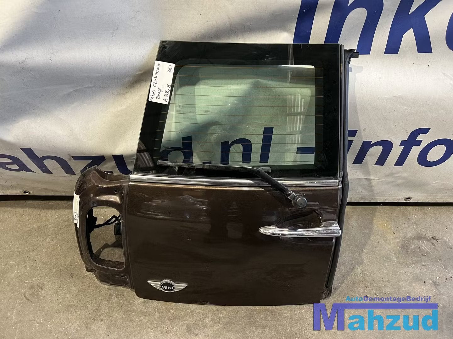 MINI CLUBMAN Bruin A88/8 Links achterklep achterdeur 2006-20, Gebruikt, Deur, Customer.service@mini.co.uk, Mini