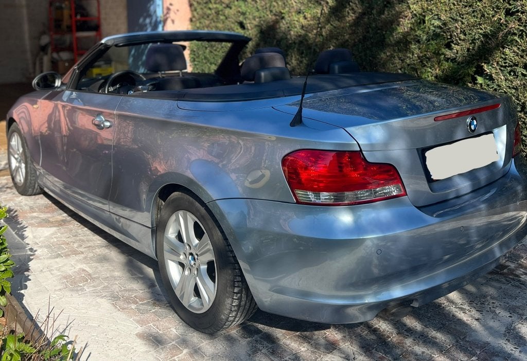 Bmw 118d cabrio, Auto's, BMW, Euro 5, 4 cilinders, Cabriolet, Blauw