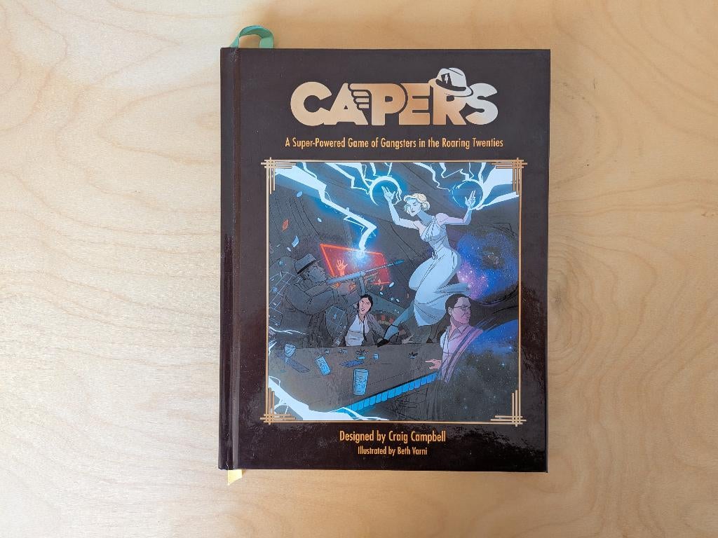 RPG boek: Capers, Hobby en Vrije tijd, Gezelschapsspellen | Bordspellen, Ophalen of Verzenden, Zo goed als nieuw