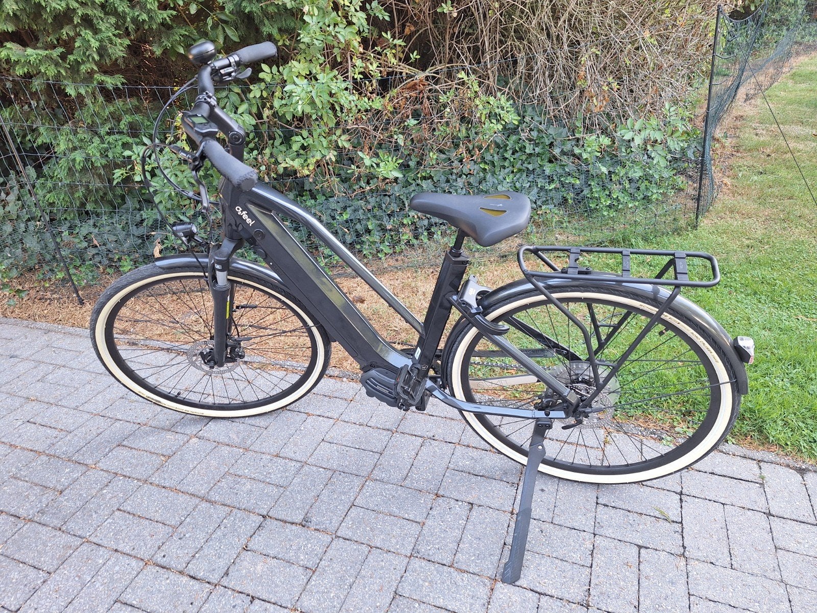 Elektrische damesfiets Qfeel, Ophalen