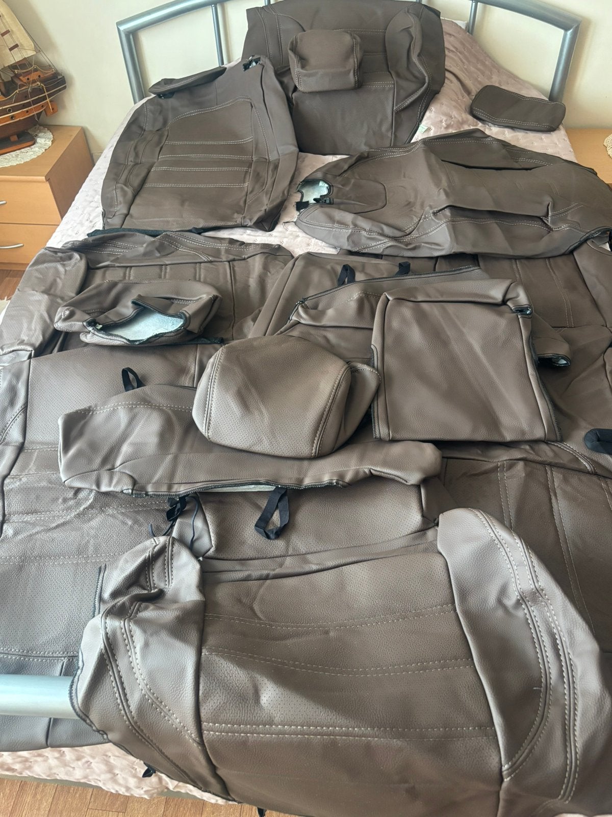 Overtrek voor auto Audi A5 Turkije sky leder prijs 250  euro, Ophalen, Audi