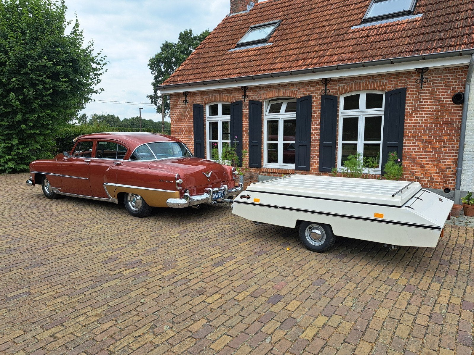 leuke oldtimer/vintage vouwwagen jaren 80, Caravanes & Camping, Enlèvement