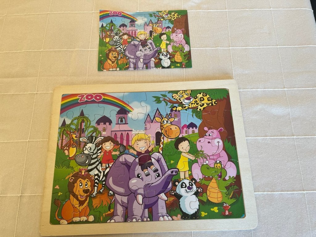 puzzels 40, 48 en 50 stukjes, Ophalen